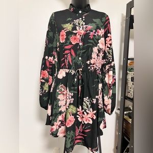 Parisian floral dress